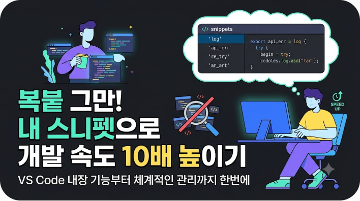 자주 쓰는 코드 스니펫 관리 도구로 개발 속도 높이기