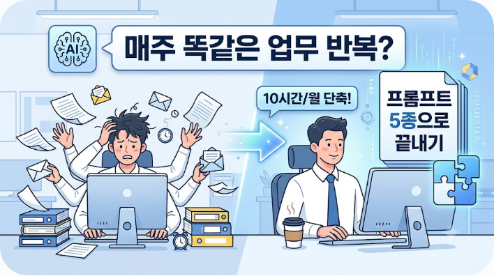 ChatGPT/Claude로 반복 업무 자동화하는 프롬프트 모음