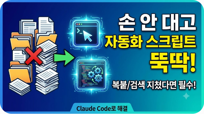 Claude Code로 간단한 자동화 스크립트 만드는 법