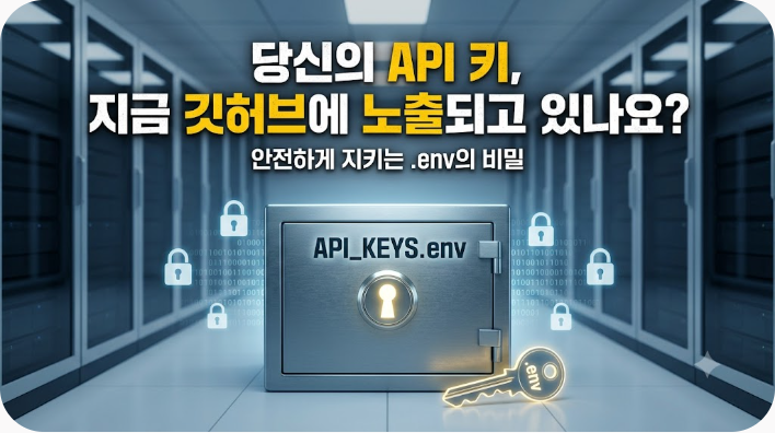 환경변수(.env) 파일로 API 키 안전하게 관리하는 법