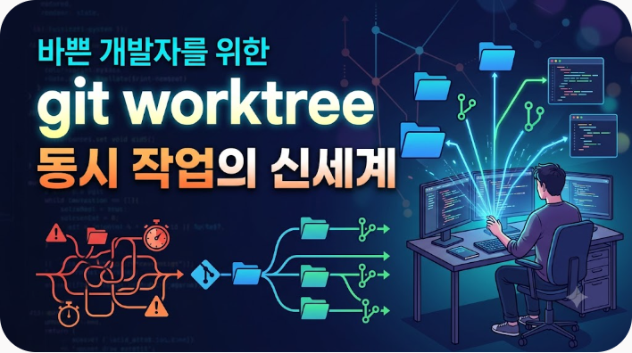 git worktree로 브랜치 전환 없이 여러 작업 동시에 하기